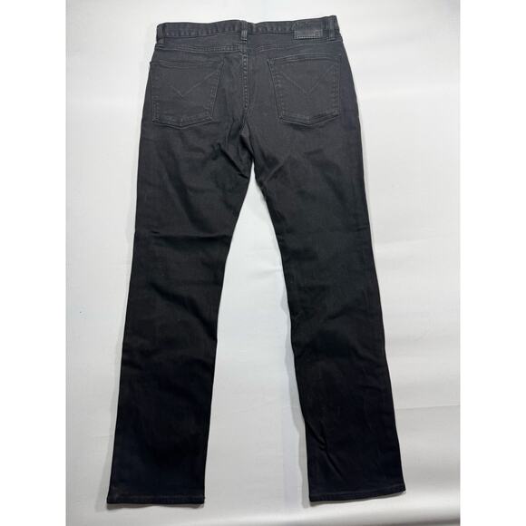 John Varvatos USA Men's Bowery Slim Straight Black Denim Jeans - Size 36 (34x32) - Picture 2 of 7